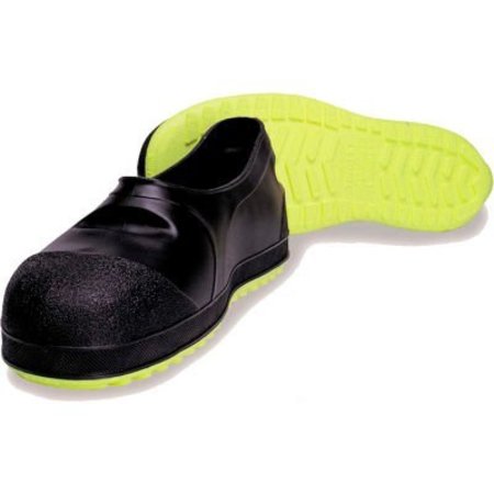 TINGLEY RUBBER Tingley® 35211 Steel Toe PVC Overshoes, Black/Yellow, XS 35211.XS
